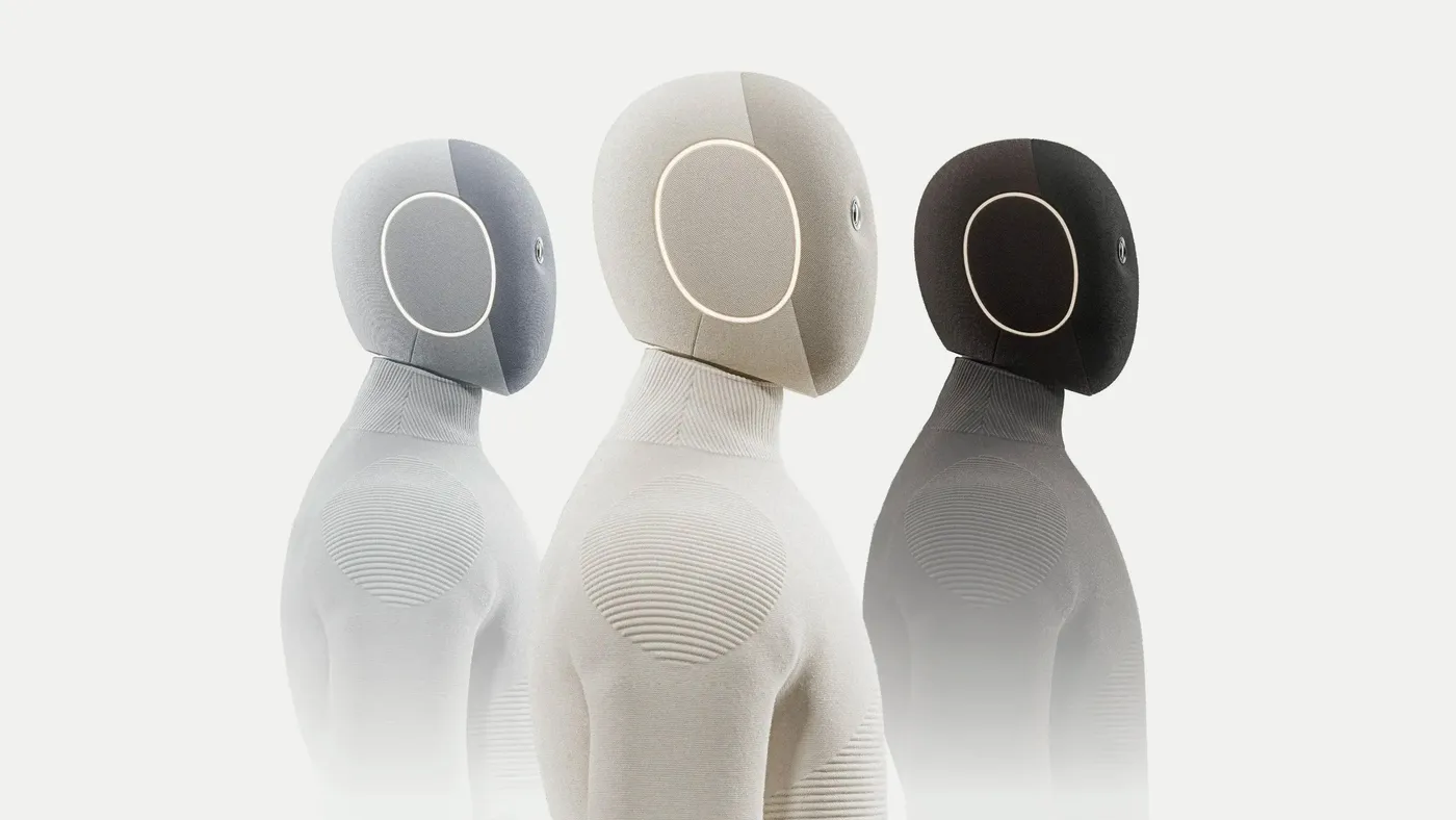Three different Colored NEO robots