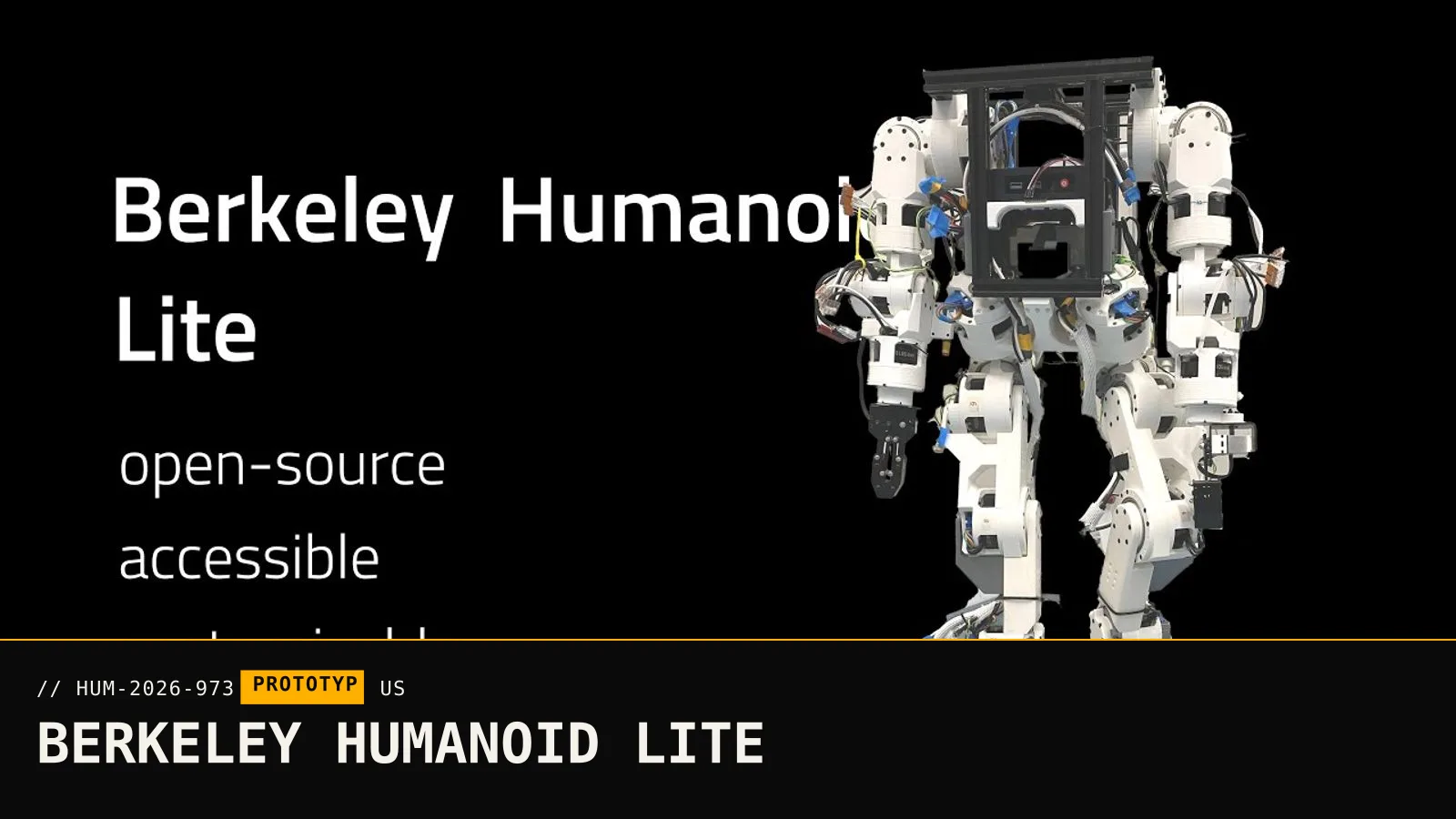 Berkeley Humanoid Lite, officiell bild