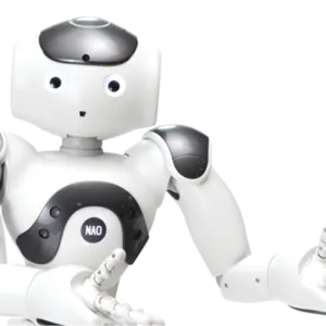 Close-up of NAO robot's face