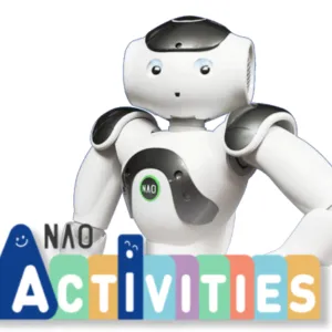 NAO robot interacting with a person